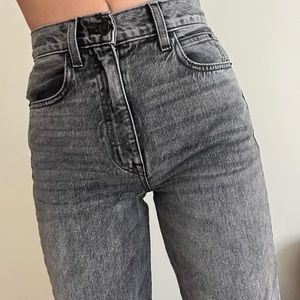 SLVRLAKE London High Waist Straight Leg Jeans size 25